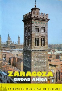 Zaragoza, ciudad amiga, cartel promoción turística, 69x48 cms. 6 (1)