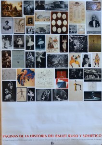 Ballets ruso y soviético, páginas de la história, cartel exposición en Madrid en 1985, 98x69 cms (1)