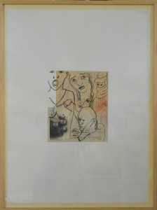 Calvo Carmen, 2000, técnica mista y collage con foto sobre papel, enmarcado, papel 76x57 cms. y marco 84x63 cms.  (4)