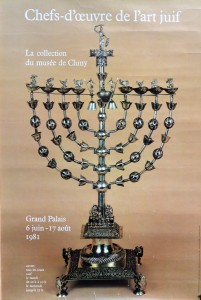 Chefs d´oeuvre de l´ art juif, la collection du Musée de Cluny, cartel original exposición Grand Palais en 1981, 60x43 cms.  (3)