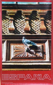 España, Balcon en Sta. Cruz de la Palma, Gran Canaria, cartel promoción turística, 99x62 cms (4)