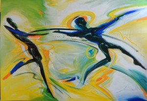 Gockel Alex, Danza, cartel, 70x100 cms (3)