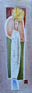 Gockel Alex, Jarrón con flor IV, LO 41, cartel, 70x25 cms. 9 (8)