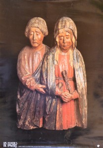 Las Edades del Hombre, La virgen y San Juan, Museo catedralicio León, cartel, 68x48 cms. (1)