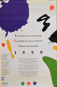 Les etoiles de la peinture, convocatoria concurso 1990, 60x40 cms.  (2)