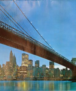 Decoración - "New York, Brooklyn bridge" cartel