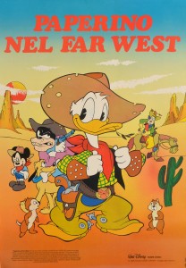 Paperino nel Far West, cartel 60x42 cms (1)