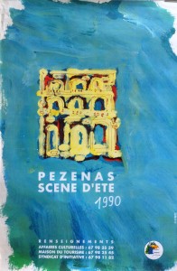 Pezenas, Scene d´ eté 1990, cartel 118x78 cms.  (1)