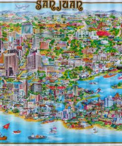 Puerto Rico - "San Juan" cartel promoción turística