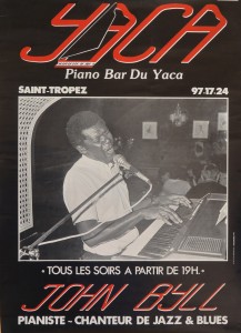 Saint Tropez, Piano bar du Yaca, cartel de 1997, 62x45 cms (3)