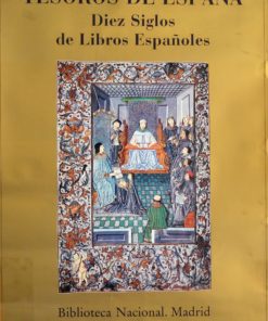 Tesoros de España - "Diez siglos de libros" cartel exposición en la Biblioteca Nacional en 1986