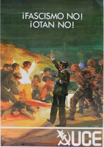 UCE, Fascismo no, cartel, 70x49 cms. (2)