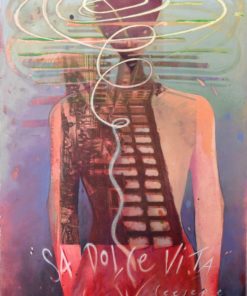 Ceesepe - "Sa dolce vita" dibujo técnica mixta papel