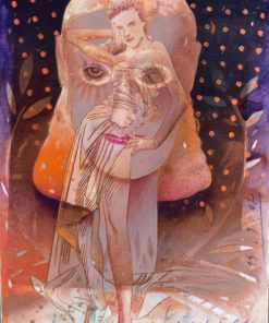 Ceesepe - "Sueños de mujer" dibujo técnica mixta papel