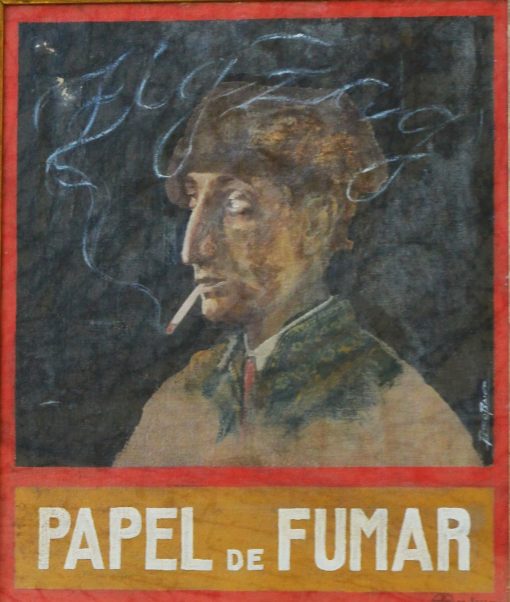 Pietro Psaier - "Zig-Zag, Manolete" oleo lienzo, enmarcado