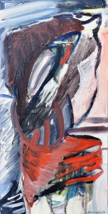 bonifacio 1976, Cabeza, oleo lienzo, enmarcado, pintura 60x30 cms. y marco 71x41 cms (4)