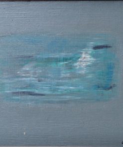 Gerardo Rueda 1961 - "Composición abstracta" oleo lienzo, enmarcado por el artista
