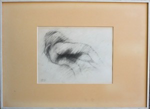 Brown Raph, 1972, Couple, dibujo lápiz papel, enmarcado, dibujo 32x42 cms. y marco 60x82 cms (15)