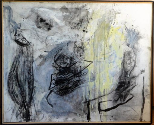 Bonifacio 1995 - "Cabezas" pintura oleo lienzo