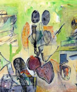 Bonifacio 2007 - "Baile de salón" pintura oleo lienzo