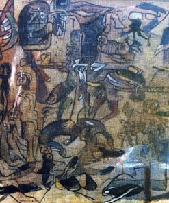 Bonifacio 1988 - "Los que rodean la ciudad" oleo lienzo
