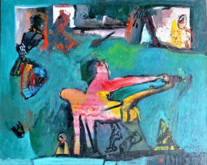 bonifacio 2007, estiramientos, pintura oleo lienzo, 33x41 cms. (8)