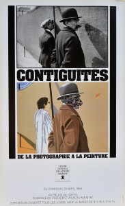 Arroyo Eduardo, Contiguïtes, cartel original exposición en el Palais de Tokyo en 1984, 71x43,50 cms (4)