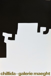 Chillida Eduardo, Composición 1973, cartel litográfico original exposición en la Galería Maeght en 1973, 64x44 cms. (1)