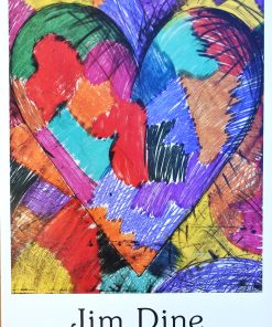 Jim Dine - "Monotypes et gravures" cartel original exposición en la galeria Maeght en 1983