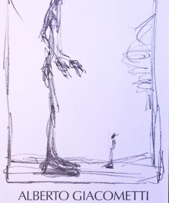 Alberto Giacometti - "Dessins I" cartel original impresión litográfica exposición en la Fondation Maeght en 1978