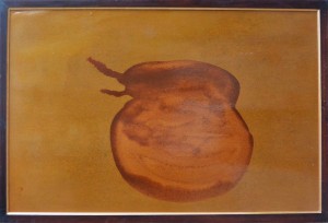 lamazares anton, Saco, oleo y barniz cartulina, enmarcado, pintura 73x111 cms. y marco 79x117 cms (1)