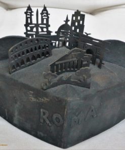 Fernando Bellver 2006 - "Roma" serie sombreros, escultura bronce patinado