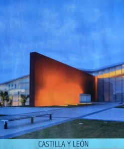 Castilla y Leon - "Centro Cultural Miguel Delibes" Valladolid, cartel promoción turistica