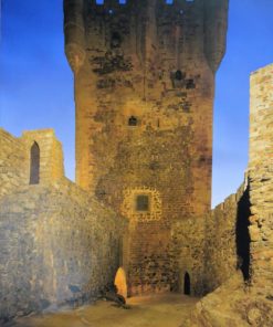 Castilla y León - "Castillo de Monleón, Salamanca" cartel promoción turística