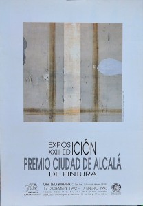 Ciria Jose Manuel, Fundación Colegio del Rey, cartel original premio ciudad de Alcalá en 1993, 65x46 cms. (1)