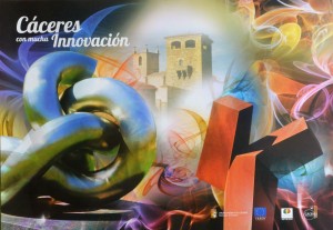 Cáceres, innovación, cartel promoción turística, 48x68 cms (1)