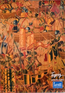 Guadalajara, Tapiz siglo XV, cartel promoción turismo, 68x48 cms.  (3)