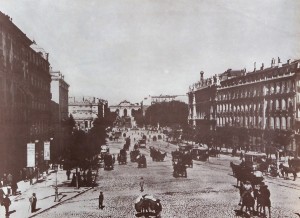 Madrid, Calle de Alcalá, reproducción foto antigua, 48x65 cms.  (2)