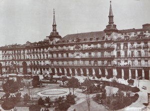 Madrid, Plaza Mayor, reproducción foto antigua, 48x65 cms.  (4)