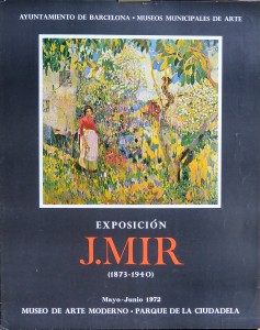 Mir Joaquín, Museo de Arte Moderno Barcelona, cartel original exposición en 1972, 62,50x50 cms. (1)