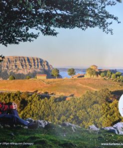 Navarra - "Santuario de San Miguel de Aralar" cartel promoción turística