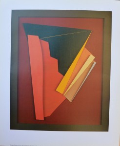 Torner Gustavo, Composición sin título, reproducción, editado por el Museo de Arte Abstracto Español de Cuenca, 52,50x43,50 cms. (3)