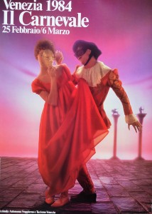 Venezia 1984, Il Carnevale, cartel promoción turística, 68x49 cms. (2)