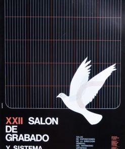 XXII Salón de Grabado - "Patrimonio Artístico y Cultural" cartel original exposición en 1976