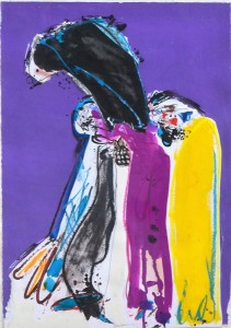 bonifacio 1973, Torero, pintura y collage cartulina, enmarcado, pintura 62x44 cms. y marco 89x68 cms.  (5)