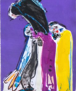 Bonifacio 1973 - "Torero" pintura y collage cartulina, enmarcado