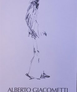 Alberto Giacometti - "Dessin II" cartel litográfico original exposición en Galerie Maeght en 1978