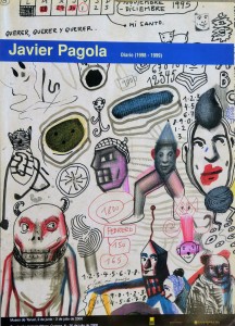 Pagola Javier, Personajes, cartel exposición en Museo de Teruel y en la Fundación Antonio Perez de Cuenca en 2000, 59x48 cms (4)