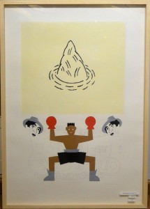 bellver fernando, Ten dollars, dibujo técnica mixta cartulina, enmarcado, dibujo 100x70 cms. y marco 103x73 cms. (2)