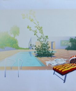 Ilegible - "Swimming pool" serigrafía